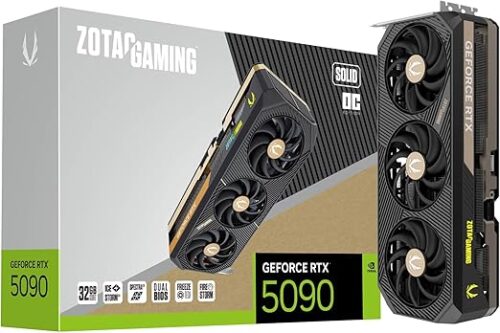 TARJETA DE VIDEO ZOTAC GAMING GEFORCE RTX 5090 SOLID OC ZT-B50900J-10P