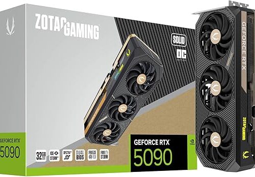 TARJETA DE VIDEO ZOTAC GAMING GEFORCE RTX 5090 SOLID OC ZT-B50900J-10P
