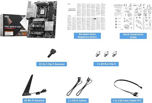 MOTHERBOARD MSI PRO X870-P WIFI SOCKET AM5, 4*DDR5 8200, HDMI, 3*M.2, ATX - Imagen 2
