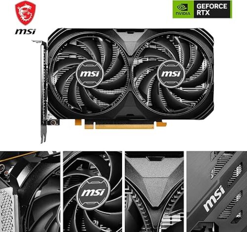 TARJETA DE VIDEO MSI RTX4060 VENTUS 2X 8GB OC 128 BITS GDDR6 - Imagen 4