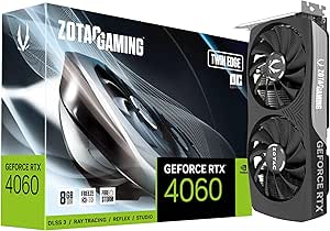TARJETA DE VIDEO ZOTAC RTX4060 OC 8GB,TWIN EDGE,PCI-E (ZT-D40600H-10M)