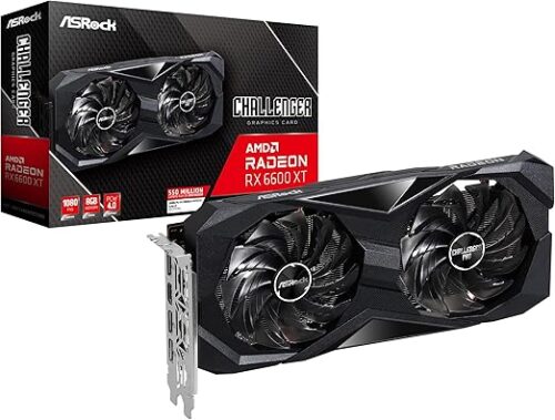 TARJETA DE VIDEO ASROCK AMD RADEON RX6600 PCIE 4.0 / 8 GB / GDDR6X / 128 BIT
