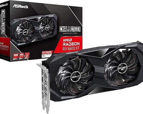 TARJETA DE VIDEO ASROCK AMD RADEON RX6600 PCIE 4.0 / 8 GB / GDDR6X / 128 BIT