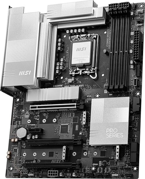MOTHERBOARD MSI (PRO Z890-P WIFI) SOCKET 1851, 4*DDR5 9200, HDMI, DP, THUNDEBOLT, 4*M.2, ATX - Imagen 4