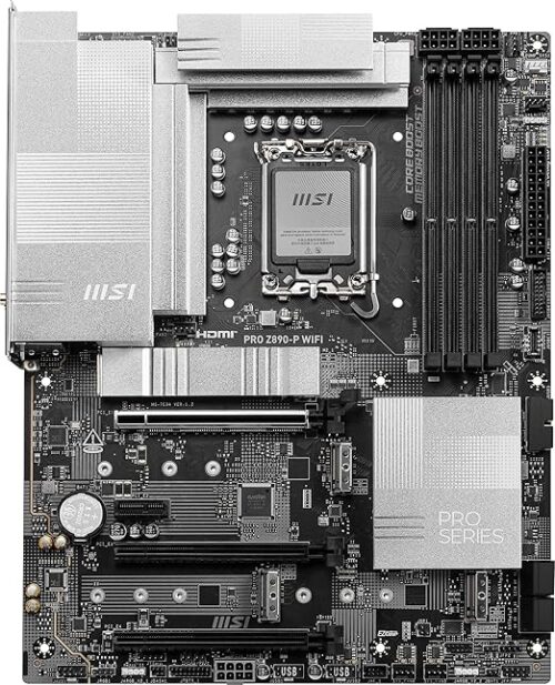 MOTHERBOARD MSI (PRO Z890-P WIFI) SOCKET 1851, 4*DDR5 9200, HDMI, DP, THUNDEBOLT, 4*M.2, ATX - Imagen 5