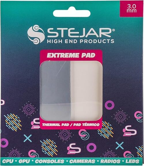 STEJAR THERMAL PAD 95X45X3.0MM 12.8 W/MK EXTREME ALTO RENDIMIENTO