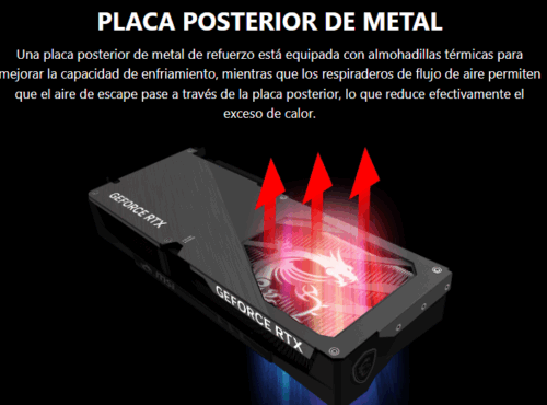 TARJETA DE VIDEO MSI RTX 5080 16G GAMING TRIO OC 16GB GDDR7, 2715 MHZ, 1*HDMI, 3*DP - Imagen 2