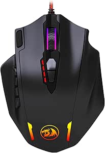 MOUSE REDRAGON M908 IMPACT BLACK 18  BOTONES