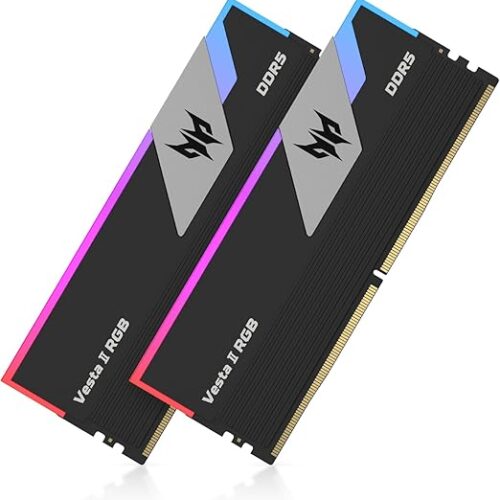 MEMORIA DIMM DDR5 PREDATOR VESTA II 32GB (2X16GB) 6000 MT/S (BL.9BWWR.378) NEGRO