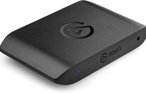 CAPTURADORA DE VIDEO ELGATO (10GBE9901) HD60 X,HDMI,CABLE USB-C A USB-A, NEGRO