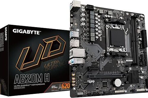 MOTHERBOARD GIGABYTE A620M H SOCKET AM5, 2*DDR5 6400MHZ