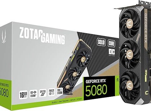 TARJETA DE VIDEO ZOTAC (ZT-B50800J2-10P) RTX 5080 SOLID