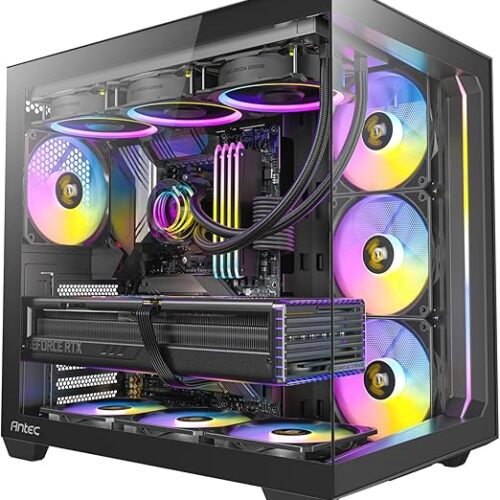 GABINETE ANTEC C5 ARGB CONSTELLATION NEGRO