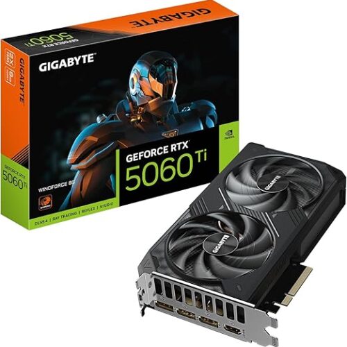 TARJETA DE VIDEO GIGABYTE RTX 5060TI 8GB (GV-N506TWF2-8GD)