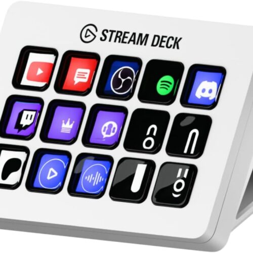 TECLADO PARA STREAMING ELGATO (10GBD9911) STREAM DECK BLANCO