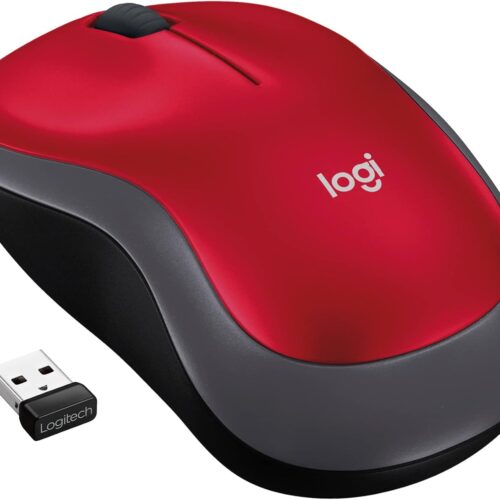 MOUSE LOGITECH M185 ROJO