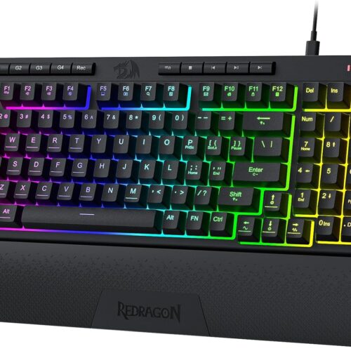 TECLADO REDRAGON K515-RGB SHIVA 98% MEMBRANA 98% INGLES US
