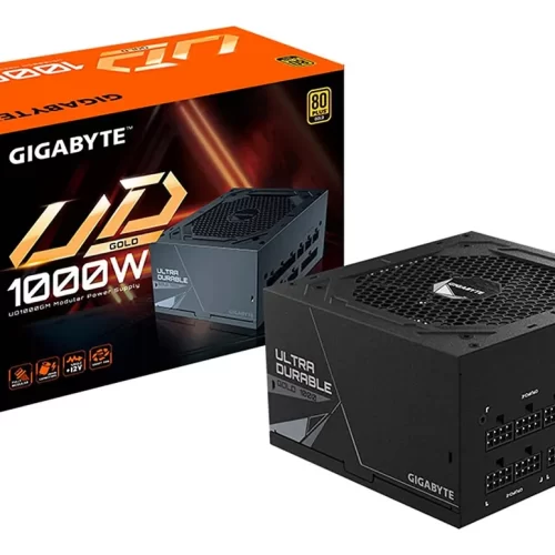 FUENTE DE PODER GIGABYTE UD1000GM 80 PLUS GOLD 20 4 PIN ATX 120MM 1000W GP-UD1000GM