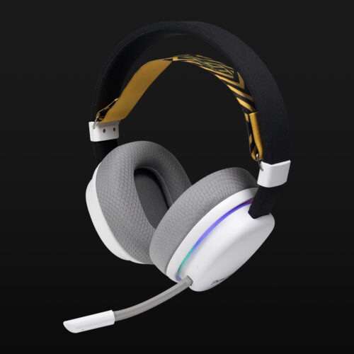 AUDIFONOS INALAMBRICOS OCELOT GAMING PHANTOM H1 / RGB / CANCELACION DE RUIDO / MULTIPLATAFORMA / COLOR BLANCO