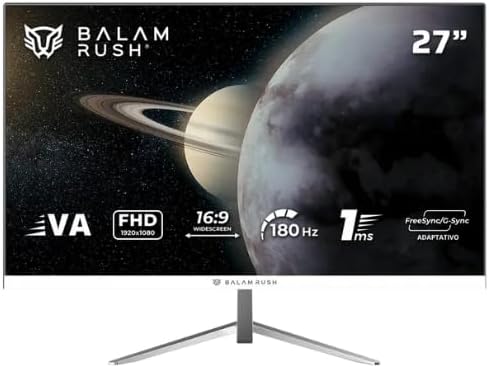 MONITOR GAMER BALAM RUSH PANO 27" VA TITAN MTG27Y NEGRO