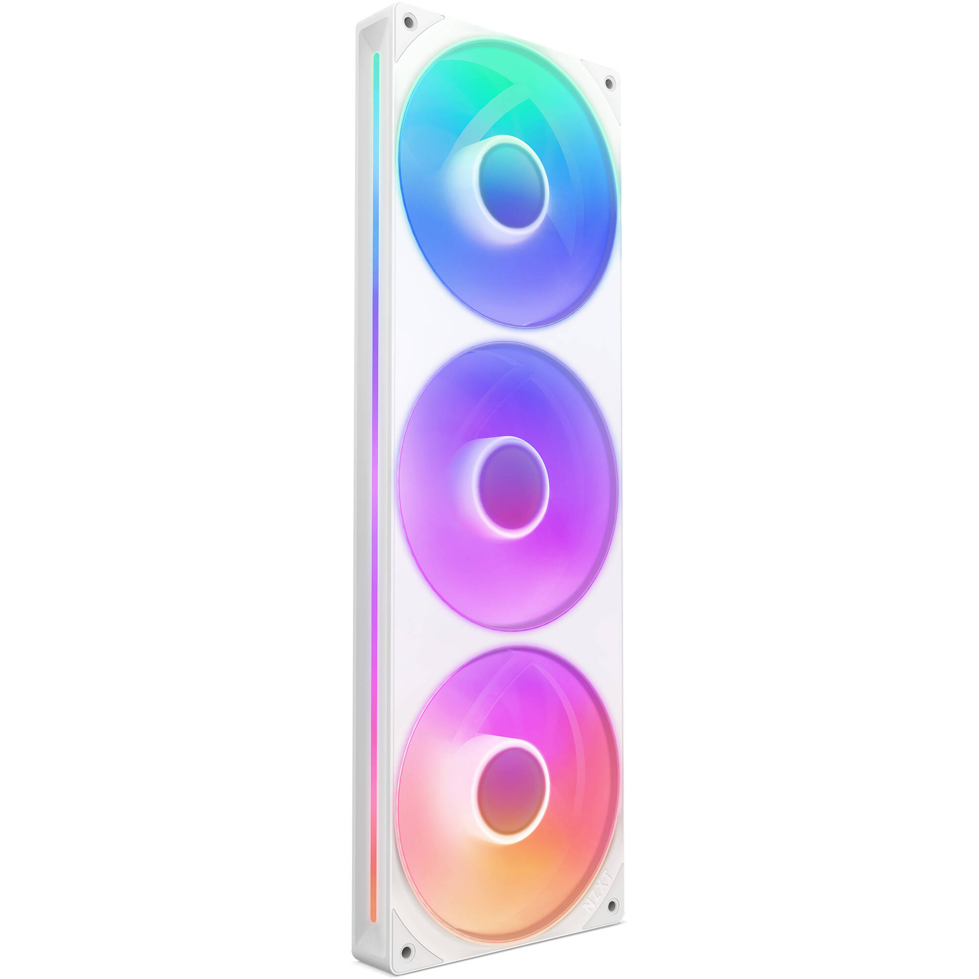 KIT VENTILADORES NZXT U360 UNIBODY RGB 360MM BLANCO