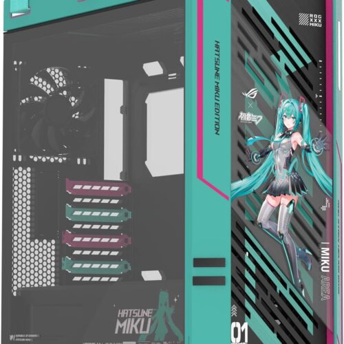 GABINETE ASUS ROG STRIX HELIOS II GX601S HATSUNE MIKU MEDIA TORRE