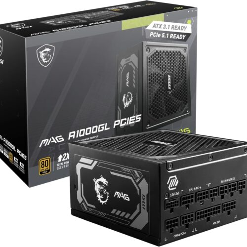 FUENTE DE PODER MSI A1000GL MAG 1000W PCI 5 FULL MODULAR