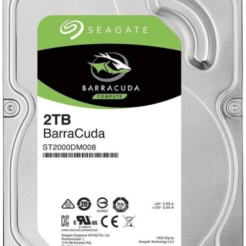DISCO DURO INTERNO SEAGATE 2TB 3,5 ST2000DM008 256MB 7200RPM BARRACUDA