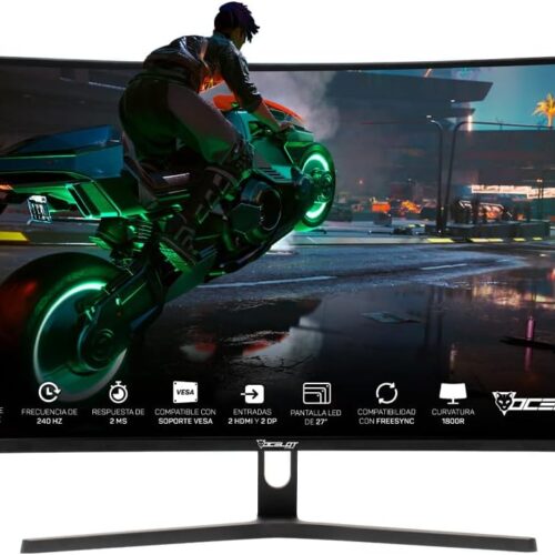 MONITOR CURVO OCELOT GAMER 27 CON 240 HZ 1920X1080