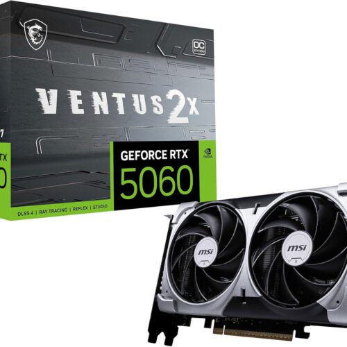 TARJETA DE VIDEO MSI GEFORCE RTX 5060 8G VENTUS 2X OC 8GB GDDR7