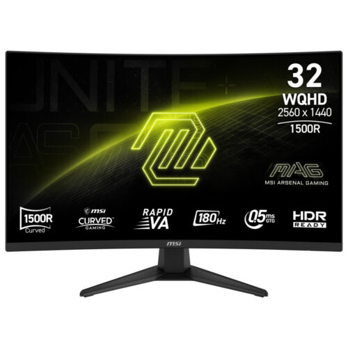 MONITOR MSI MAG 321CQF E18 RAPID VA 180HZ 2560 X 1440WQHD MAG 321CQF E18