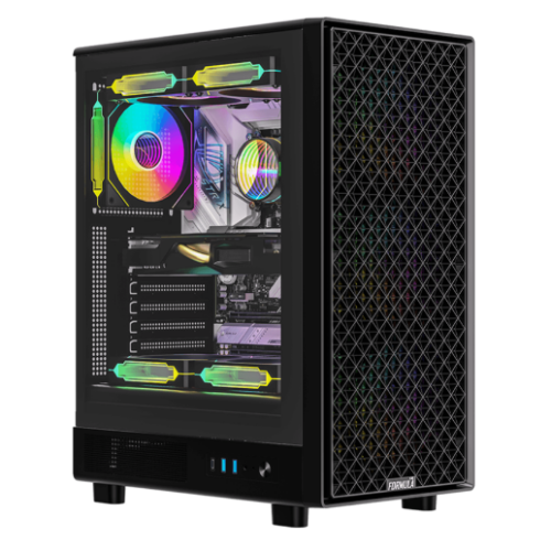 GABINETE FORMULA MANA DYNAMIC MID ATX, USB 3.0, TYPE-C BLACK