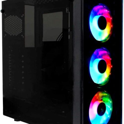 GABINETE XZEAL XZCGB12B XZ110-1 MICRO ATX CRISTAL 1*USB 3,0 1*USB XZCGB12B