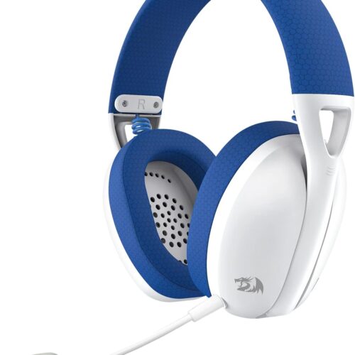 H848B IRE WHITE/BLUE WIRELESS AURICULARES REDRAGON 7,1