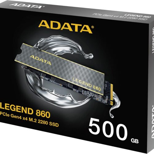 SSD INTERNO ADATA LEGEND 860 500GB M.2 PCIE GEN4X4 5000MBS Y 3000MBS SLEG 860 500GCS