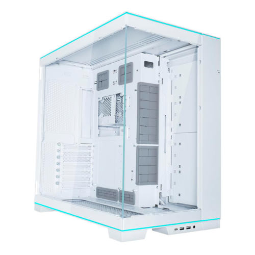 GABINETE LIAN LI O11 DINAMICO EVO RGB WHITE CRISTAL TEMPLADO EATX