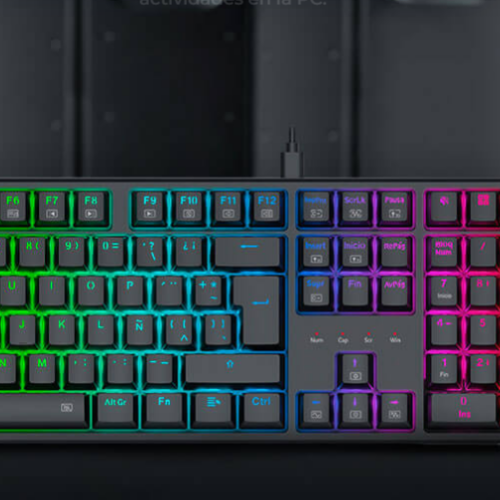 S146 - KIT TECLADO Y MOUSE REDRAGON K668 BLACK + M724 BL