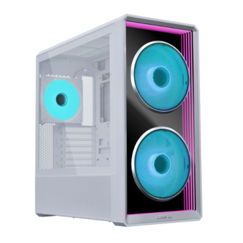 Gabinete LIAN LI LANCOOL 217 INF / ATX/Micro-ATX/Mini-ITX / USB 3.2 / Sin Fuente / 3 Ventiladores Preinstalados / Blanco / LAN217INFW WHITE