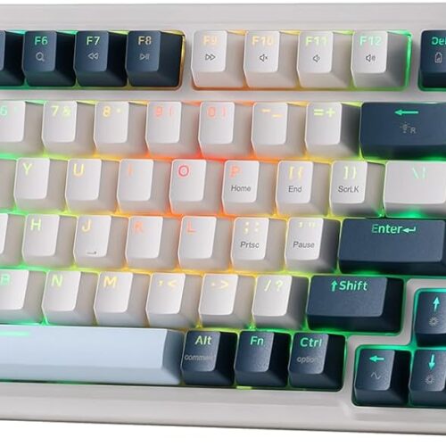 K686WB-RGB-PRO EISA WHITE/BLUE TECLADO REDRAGON 96% RED SWITCH
