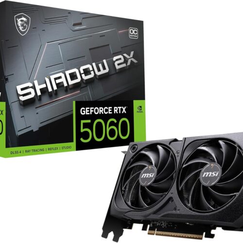 TARJETA DE VIDEO MSI GEFORCE RTX 5060 8G SHADOW 2X