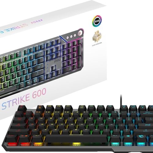 TECLADO ALAMBRICO MSI STRIKE 600 SILENT USB 2.0