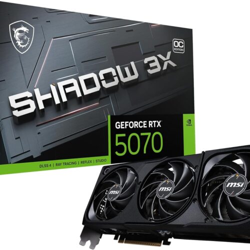 TARJETA DE VIDEO MSI GEFORCE RTX 5070 12G SHADOW 3X OC