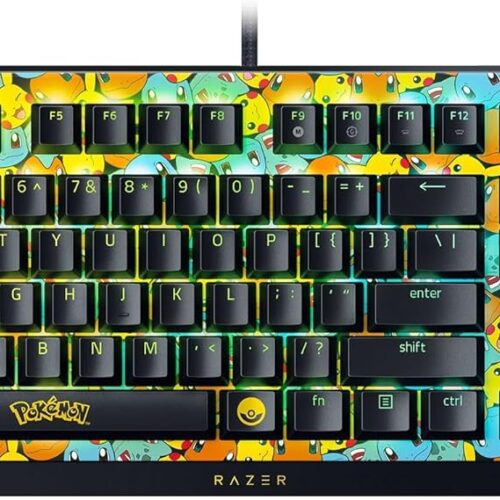 TECLADO RAZER BLACKWIDOW V4 X POKEMON EDITION