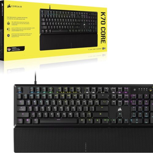 TECLADO CORSAIR K70 CORE RGB SERIES CHERRY MLX RED CH-910971E-SP