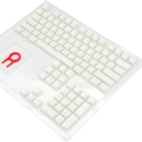 A130W-SP SCARAB SOUBLE SHOT PBT PUDDING KEYCAPS WHITE SPANISH