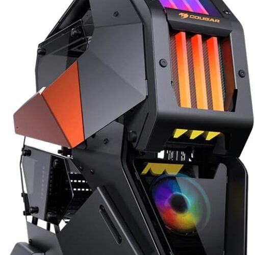 GABINETE GAMER COUGAR CONQUER 2 CRIST TEMP