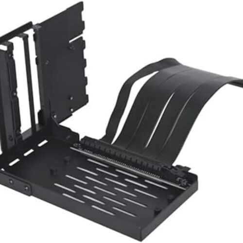 KIT DE MONTAJE VERTICAL PARA GPU LIAN LI BLACK CON ELEVADOR GEN4 188X120X162MM