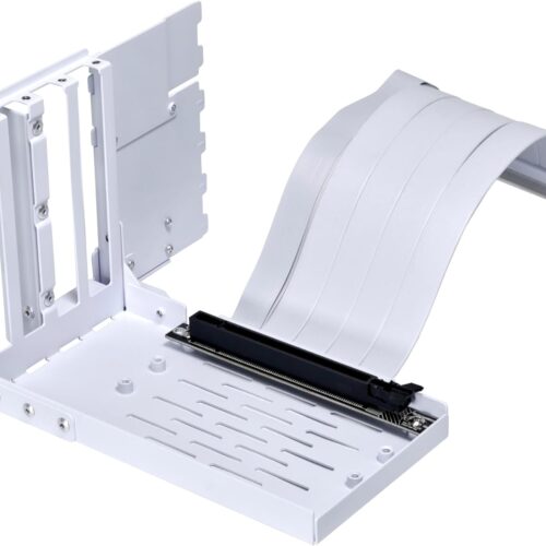 KIT DE MONTAJE VERTICAL PARA GPU LIAN LI WHITE CON ELEVADOR GEN 4 188X120X163MM