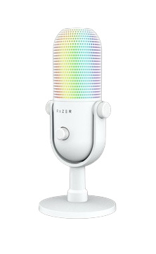 MICROFONO RAZER SEIREN V3 CHROMA RGB USB MIC WHITE EDITION