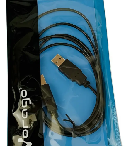 CABLE VORAGO PARA IMPRESORA USB/AB 2.0 1.8MTS NEGRO (CAB-AB018)